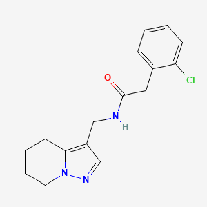 2-(2-chlorophenyl)-N-((4,5,6,7-tetrahydropyrazolo[1,5-a]pyridin-3-yl)methyl)acetamide