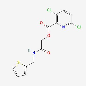 [2-Oxo-2-(thiophen-2-ylmethylamino)ethyl] 3,6-dichloropyridine-2-carboxylate