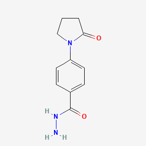 4-(2-Oxopyrrolidin-1-yl)benzohydrazide