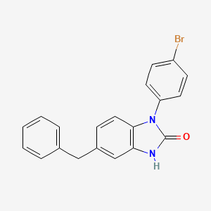5-benzyl-1-(4-bromophenyl)-2,3-dihydro-1H-1,3-benzodiazol-2-one
