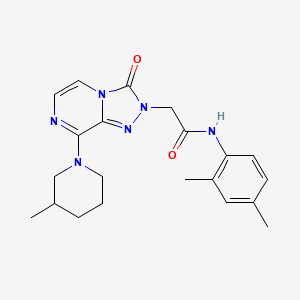 N-(2,4-dimethylphenyl)-2-[8-(3-methylpiperidin-1-yl)-3-oxo[1,2,4]triazolo[4,3-a]pyrazin-2(3H)-yl]acetamide