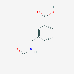 molecular formula C10H11NO3 B2525858 3-(Acetamidomethyl)benzoic acid CAS No. 777-69-5