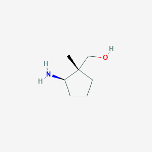 [(1R,2R)-2-Amino-1-methylcyclopentyl]methanol