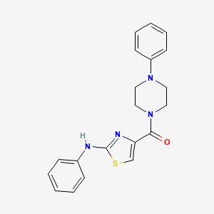 (2-(Phenylamino)thiazol-4-yl)(4-phenylpiperazin-1-yl)methanone