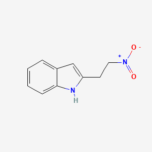 molecular formula C10H10N2O2 B2525878 1H-Indole, 2-(2-nitroethyl)- CAS No. 14255-50-6