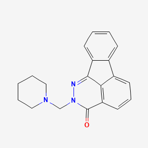molecular formula C20H19N3O B2525885 2-Piperidin-1-ylmethyl-2H-indeno[1,2,3-de]phthalazin-3-one CAS No. 442567-74-0