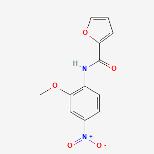 molecular formula C12H10N2O5 B2525889 N-(2-methoxy-4-nitrophenyl)-2-furamide CAS No. 110506-16-6