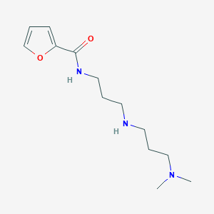 molecular formula C13H23N3O2 B252590 N-(3-{[3-(dimethylamino)propyl]amino}propyl)-2-furamide 