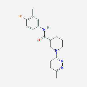 molecular formula C18H21BrN4O B2525909 N-(4-bromo-3-methylphenyl)-1-(6-methylpyridazin-3-yl)piperidine-3-carboxamide CAS No. 1421477-46-4