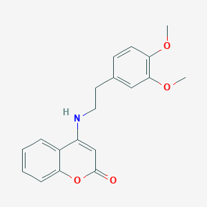 molecular formula C19H19NO4 B252592 4-{[2-(3,4-dimethoxyphenyl)ethyl]amino}-2H-chromen-2-one 