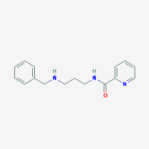 molecular formula C16H19N3O B252595 N-[3-(benzylamino)propyl]pyridine-2-carboxamide 