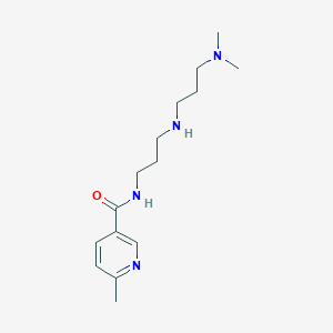molecular formula C15H26N4O B252597 N-(3-{[3-(dimethylamino)propyl]amino}propyl)-6-methylnicotinamide 