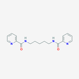molecular formula C17H20N4O2 B252603 N,N'-pentane-1,5-diyldipyridine-2-carboxamide 