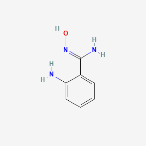 molecular formula C7H9N3O B2526034 2-Aminobenzamide oxime CAS No. 158439-80-6; 16348-49-5