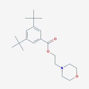 molecular formula C21H33NO3 B252606 2-(4-Morpholinyl)ethyl 3,5-ditert-butylbenzoate 