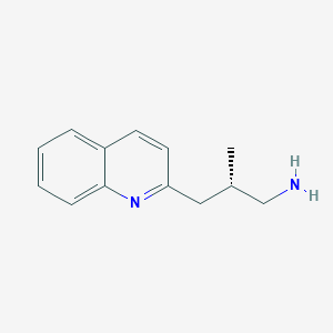 (2S)-2-Methyl-3-quinolin-2-ylpropan-1-amine