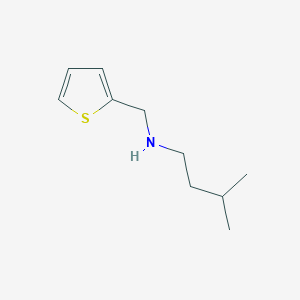 molecular formula C10H17NS B2526093 3-methyl-N-(thiophen-2-ylmethyl)butan-1-amine CAS No. 95047-93-1