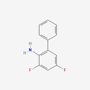 molecular formula C12H9F2N B2526103 2,4-Difluoro-6-phénylaniline CAS No. 926203-62-5