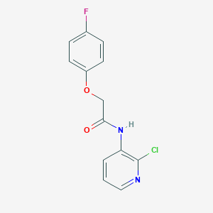 molecular formula C13H10ClFN2O2 B252619 N-(2-chloropyridin-3-yl)-2-(4-fluorophenoxy)acetamide 
