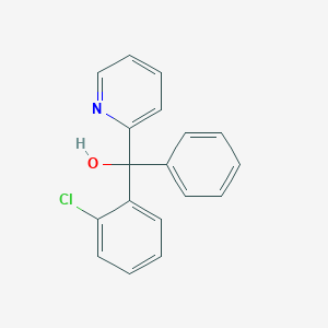 molecular formula C18H14ClNO B252620 (2-Chlorophenyl)(phenyl)2-pyridinylmethanol 
