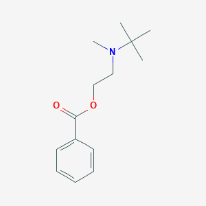 molecular formula C14H21NO2 B252621 2-[Tert-butyl(methyl)amino]ethyl benzoate 