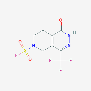 1-Oxo-4-(trifluoromethyl)-2,5,7,8-tetrahydropyrido[3,4-d]pyridazine-6-sulfonyl fluoride