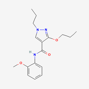 N-(2-methoxyphenyl)-3-propoxy-1-propyl-1H-pyrazole-4-carboxamide