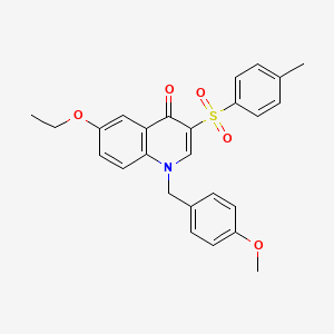 6-ethoxy-1-(4-methoxybenzyl)-3-tosylquinolin-4(1H)-one