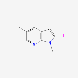 2-Iodo-1,5-dimethyl-1h-pyrrolo[2,3-b]pyridine