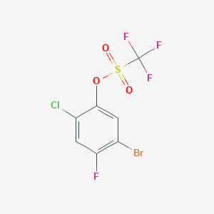 5-Bromo-2-chloro-4-fluorophenyl trifluoromethanesulphonate