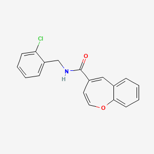 N-(2-chlorobenzyl)-1-benzoxepine-4-carboxamide