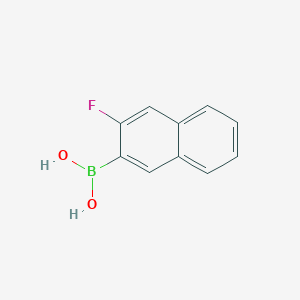 molecular formula C10H8BFO2 B2526320 (3-Fluoronaphthalen-2-YL)boronic acid CAS No. 1399032-13-3