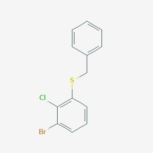 Benzyl(3-bromo-2-chlorophenyl)sulfane