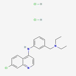 7-Chloro-N-{3-[(diethylamino)methyl]phenyl}quinolin-4-amine dihydrochloride