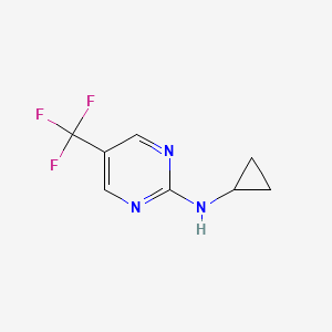 N-Cyclopropyl-5-(trifluoromethyl)pyrimidin-2-amine