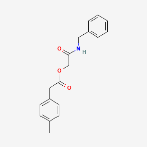 2-(Benzylamino)-2-oxoethyl (4-methylphenyl)acetate