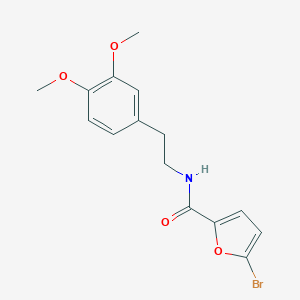 molecular formula C15H16BrNO4 B252636 5-bromo-N-[2-(3,4-dimethoxyphenyl)ethyl]furan-2-carboxamide 