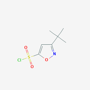 3-Tert-butyl-1,2-oxazole-5-sulfonyl chloride