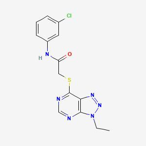 N-(3-chlorophenyl)-2-((3-ethyl-3H-[1,2,3]triazolo[4,5-d]pyrimidin-7-yl)thio)acetamide