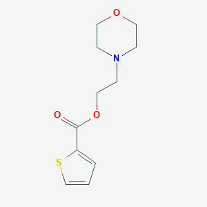 molecular formula C11H15NO3S B252641 2-(4-Morpholinyl)ethyl 2-thiophenecarboxylate 