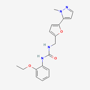 1-(2-Ethoxyphenyl)-3-[[5-(2-methylpyrazol-3-yl)furan-2-yl]methyl]urea