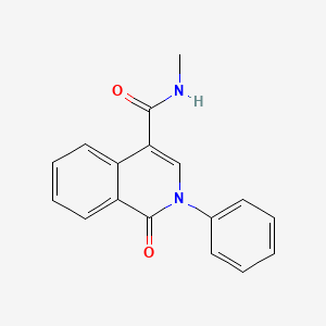 N-methyl-1-oxo-2-phenyl-1,2-dihydro-4-isoquinolinecarboxamide