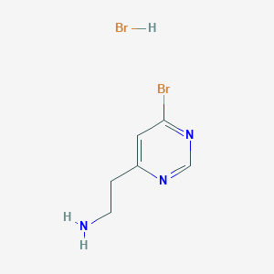 2-(6-Bromopyrimidin-4-yl)ethanamine;hydrobromide