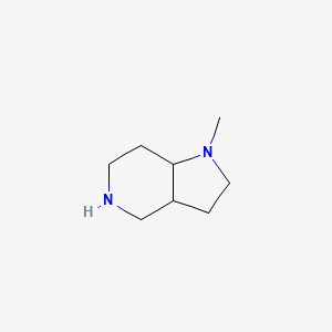 molecular formula C8H16N2 B2526452 1-methyloctahydro-1H-pyrrolo[3,2-c]pyridine CAS No. 138021-99-5