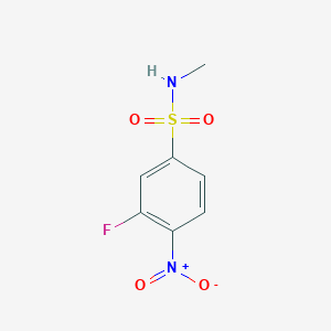 3-Fluoro-N-methyl-4-nitrobenzene-1-sulfonamide