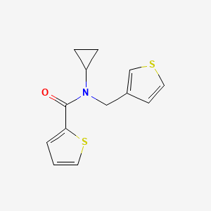 molecular formula C13H13NOS2 B2526479 N-cyclopropyl-N-(thiophen-3-ylmethyl)thiophene-2-carboxamide CAS No. 1234859-47-2