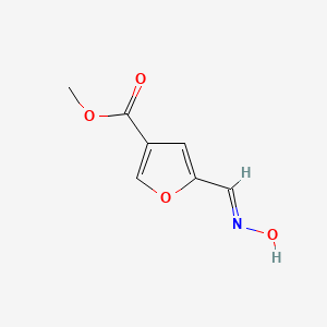 molecular formula C7H7NO4 B2526483 Methyl 5-[(hydroxyimino)methyl]furan-3-carboxylate CAS No. 149838-47-1