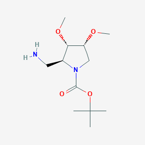 Tert-butyl (2S,3S,4R)-2-(aminomethyl)-3,4-dimethoxypyrrolidine-1-carboxylate