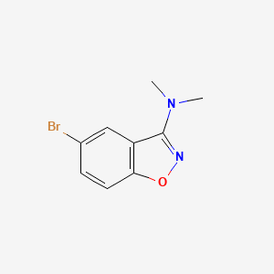 molecular formula C9H9BrN2O B2526578 5-Bromo-N,N-dimethylbenzo[d]isoxazol-3-amine CAS No. 1935006-84-0
