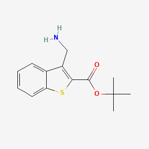Tert-butyl 3-(aminomethyl)-1-benzothiophene-2-carboxylate